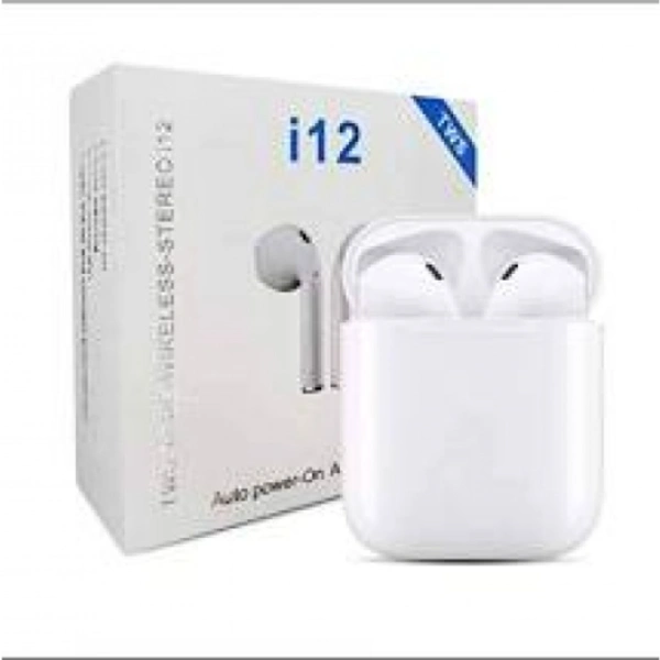 i12 TWS Wireless Earphone - White